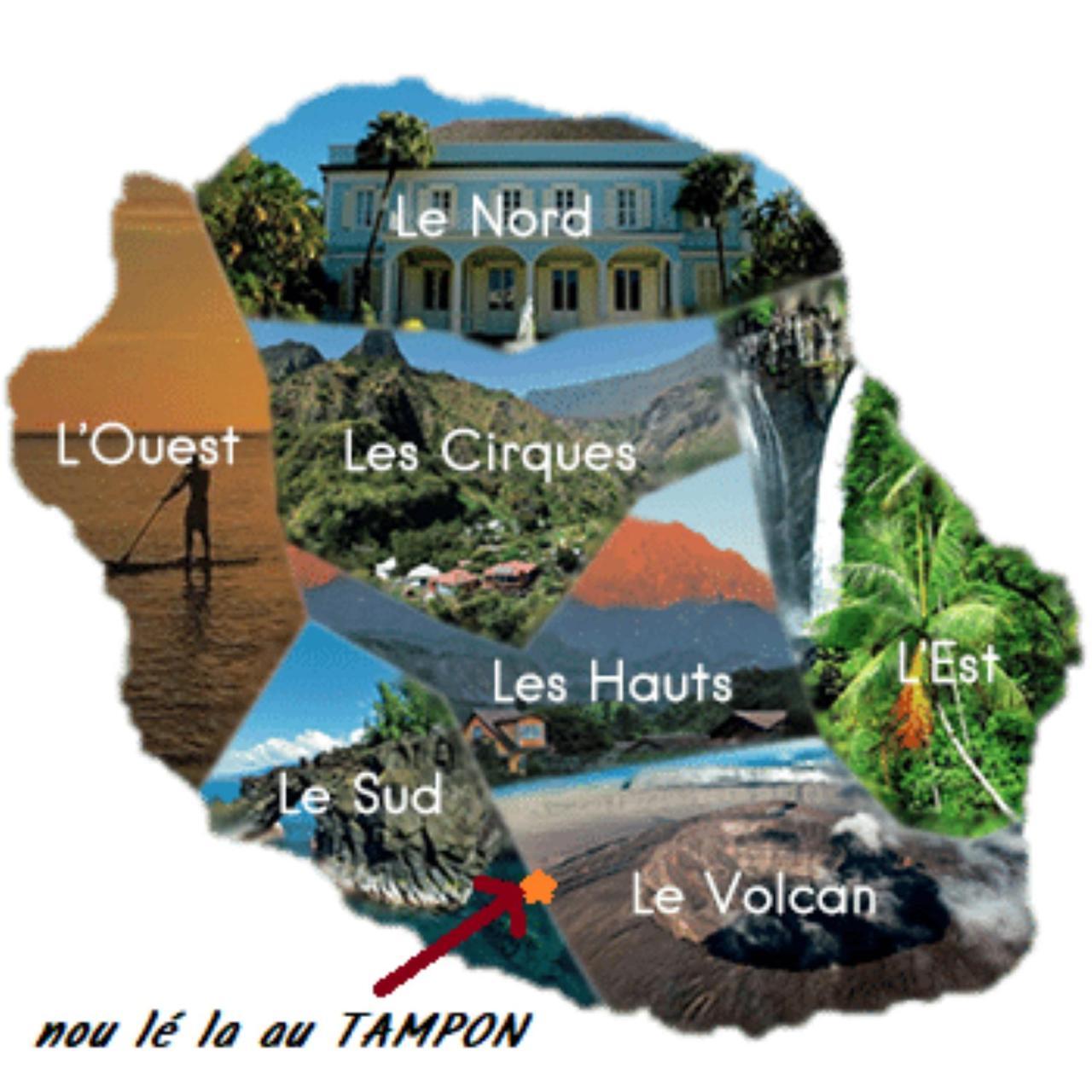 Kaz Mado - Meuble De Tourisme Classe 3 Etoiles Le Tampon Buitenkant foto